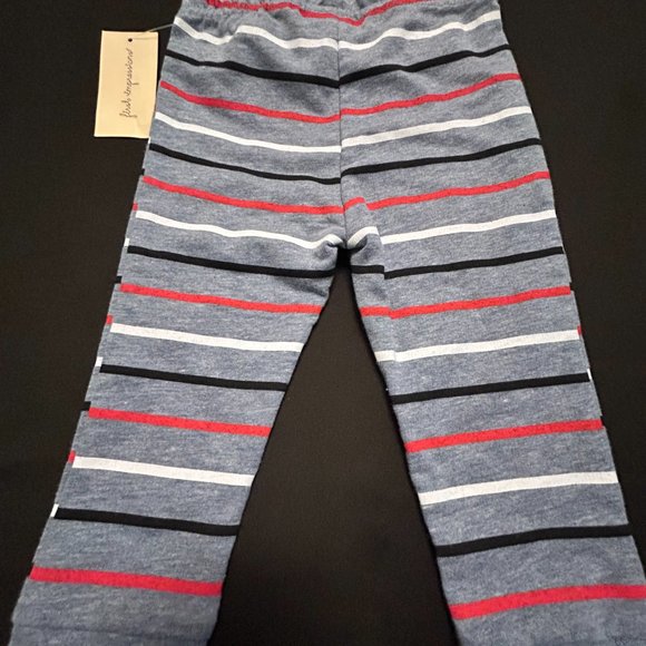 FIRST IMPRESSIONS UNISEX BERRY BLUE HEATHER JOGGERS - Picture 2 of 4